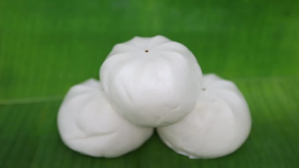 Steamed Bun — Stock Video