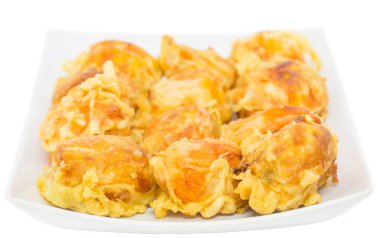 Kızarmış chempedak meyve