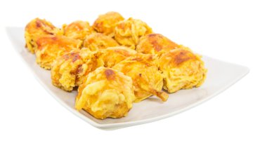 Kızarmış chempedak meyve