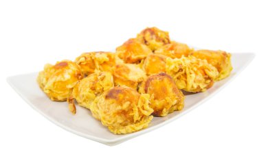 Kızarmış chempedak meyve