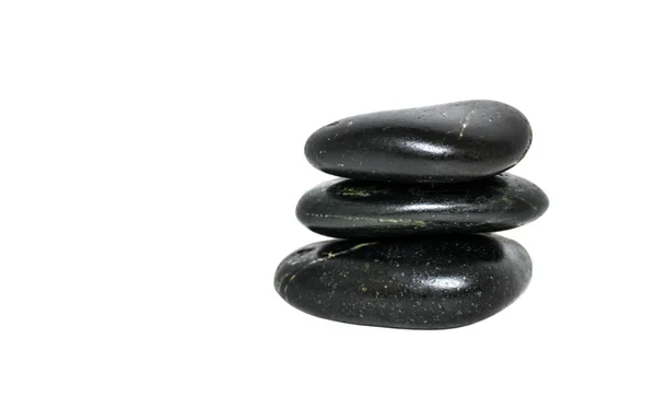 Piedras zen negras — Foto de Stock