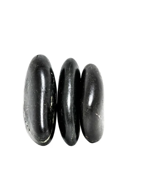 Black Zen Stones — Stock Photo, Image