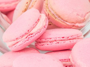 bir kavanoz içinde Macaron Fransız