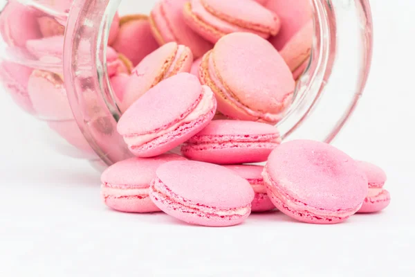 French Macaron In A Jar — Stock Photo, Image