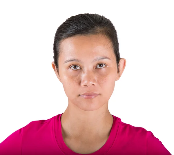 Feminino em traje de corrida — Fotografia de Stock