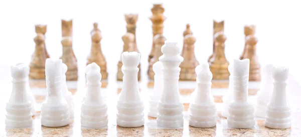 チェスのこまセット — ストック写真