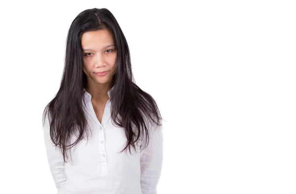 Long Hair Female Asian Model — Stock Photo, Image