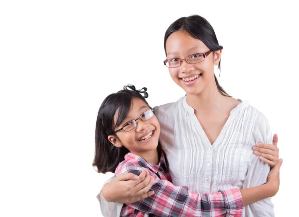 Sisters Hugging — Stock Photo, Image