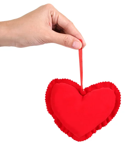 Hand Holding Valentine Day Heart — Stock Photo, Image