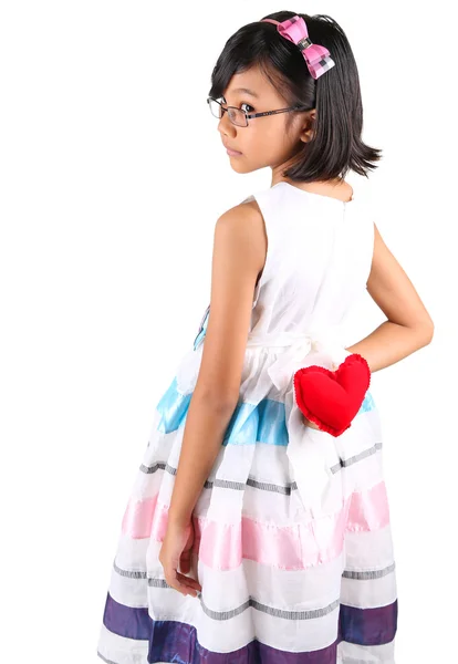 Young Girl Valentine — Stock Photo, Image