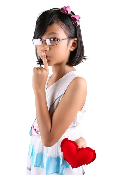 Young Girl Valentine — Stock Photo, Image