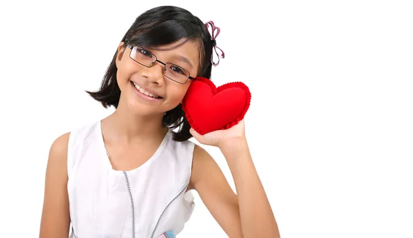 Young Girl Valentine — Stock Photo, Image