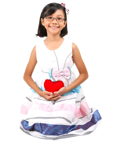 Young Girl Valentine — Stock Photo, Image