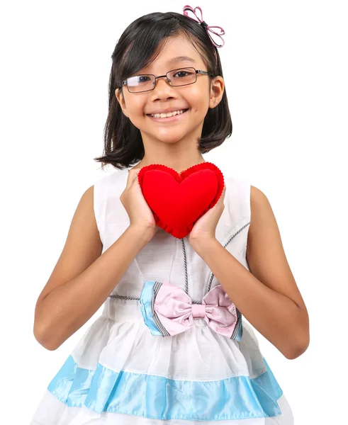 Chica joven San Valentín — Foto de Stock