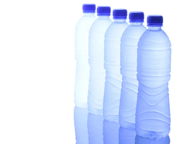 Flessen mineraal water — Stockfoto