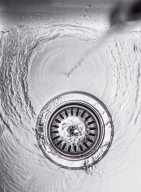 Water In Kitchen Sink clipart