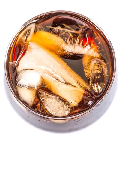 Cola drank met ijs — Stockfoto