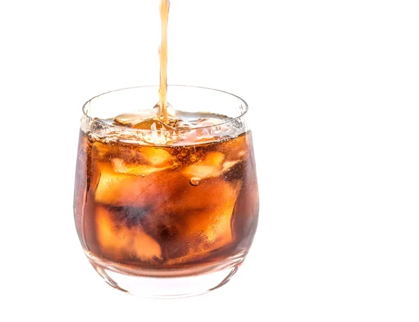 Pouring Cola Drink — Stock Photo, Image