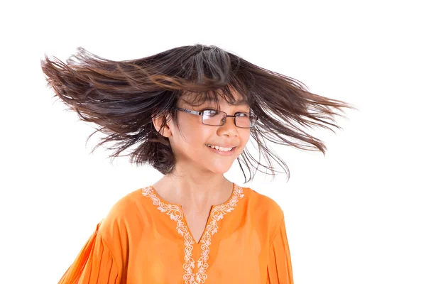 Young Girl Having Hair Fun — Stock Photo, Image