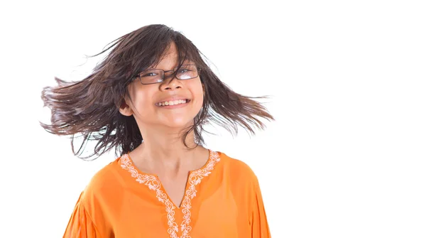 Young Girl Having Hair Fun — Stock Photo, Image