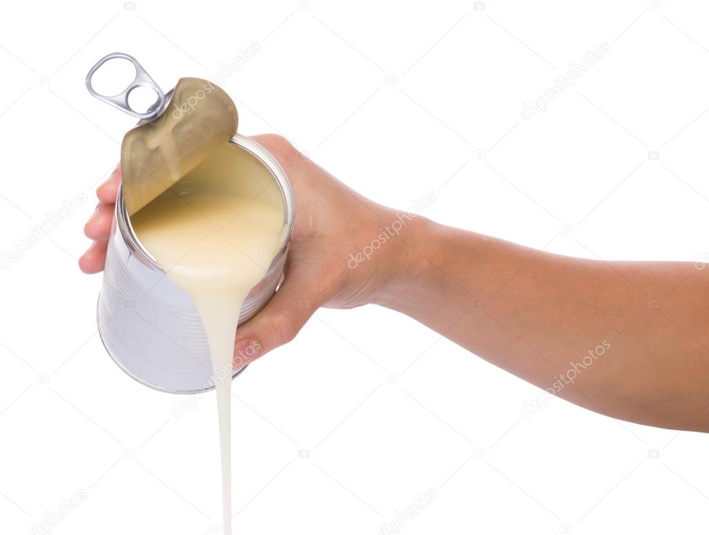 Pouring Condensed Milk