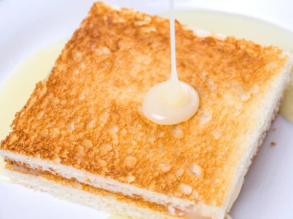 Torta con crema — Foto Stock