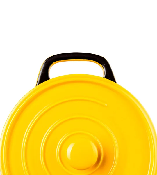 Yellow Cooking Pot — Stock Photo, Image