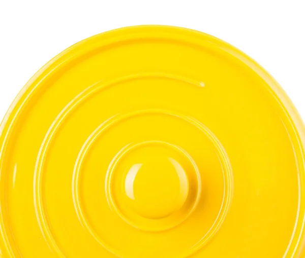 Yellow Cooking Pot — Stock Photo, Image