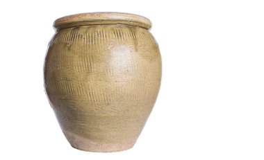 Eski toprak kavanozu