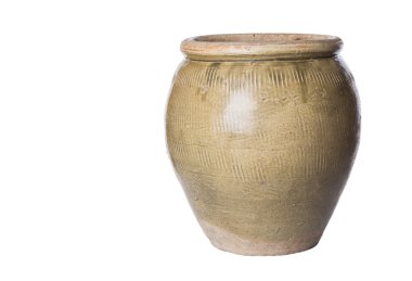 Eski toprak kavanozu