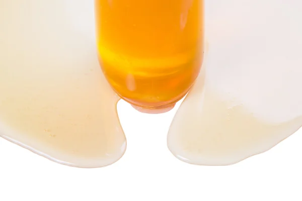 Eine Flasche natürlichen Honig — Stockfoto