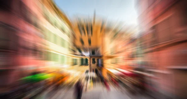 Zoom Sfocatura Motion Colors Astratto — Foto Stock