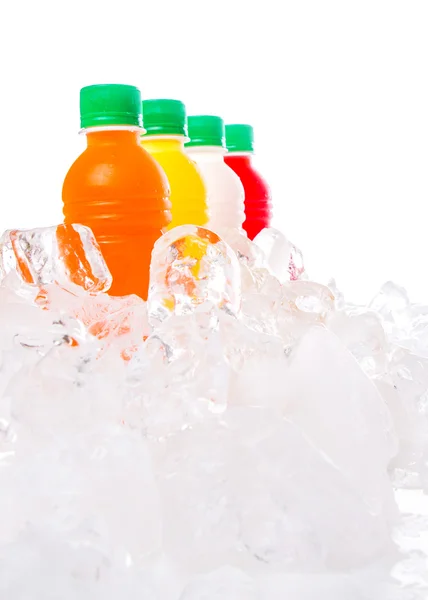 Fruchtsaft in Flaschen — Stockfoto