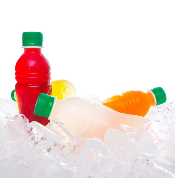 Fruchtsaft in Flaschen — Stockfoto