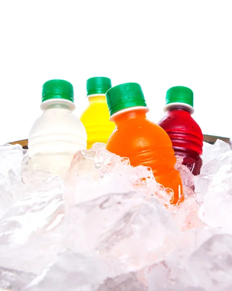 Bottled Fruit Juice Drinks — Stock Photo, Image