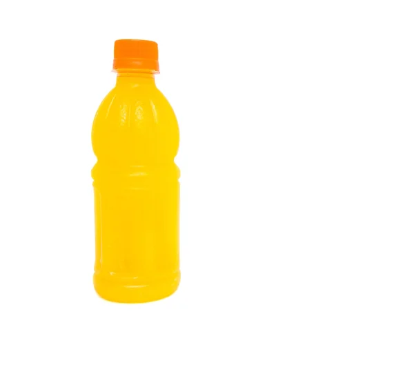 Бутылочный апельсиновый сок — стоковое фото