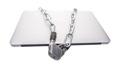 laptop ve zincirler