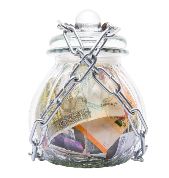 Money In A Chained Jar