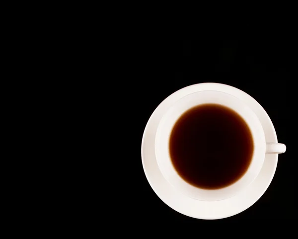 Čaj na černém pozadí — Stock fotografie