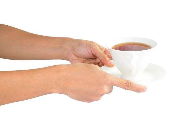 Serving A Cup Of Tea — Stock Photo, Image