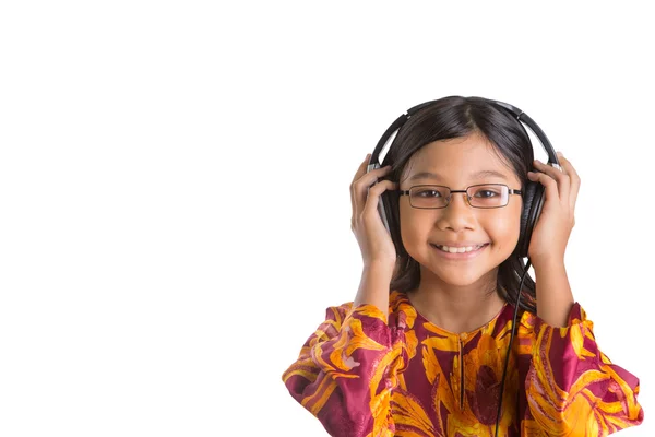 Young Girl With Headphone — Stock Photo, Image