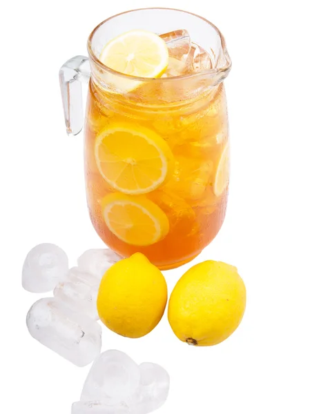 Zimnej lemoniady i cytryny — Zdjęcie stockowe