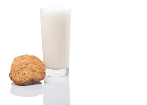 Milk And Home Made Cookies — Stock Photo, Image