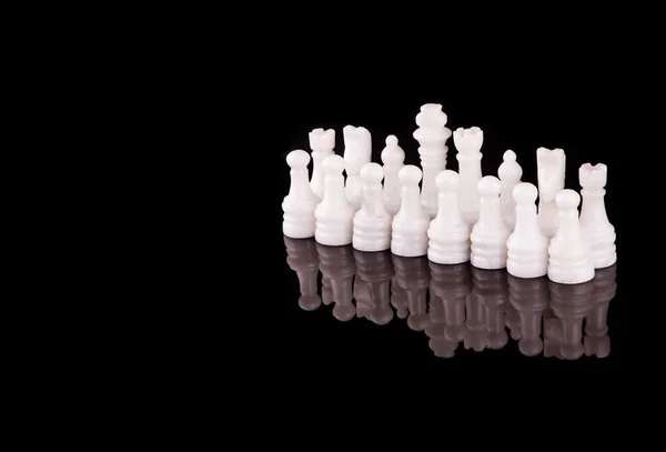 Pedra feita jogo de xadrez — Fotografia de Stock