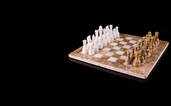 Pierre faite jeu d'échecs — Photo