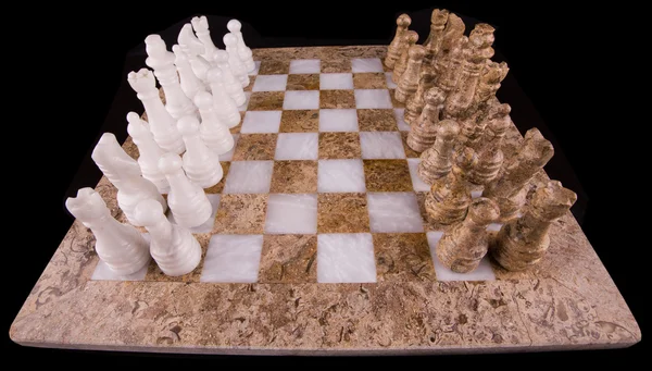 Pierre faite jeu d'échecs — Photo
