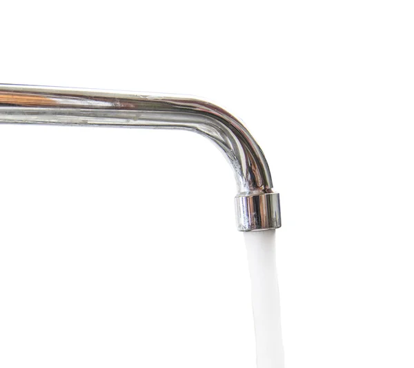 Water Pouring From Faucet — Stock Photo, Image