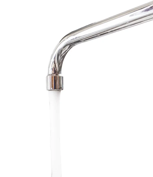 Water Pouring From Faucet — Stock Photo, Image