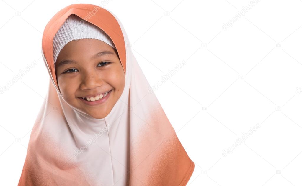 Young Muslim Girl With Hijab