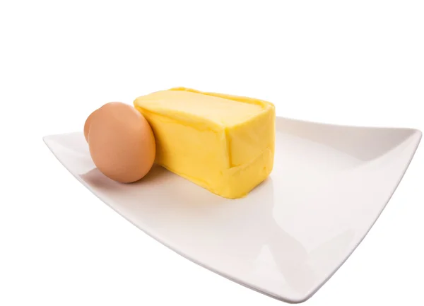 Eggs and Butter — Stock Photo, Image